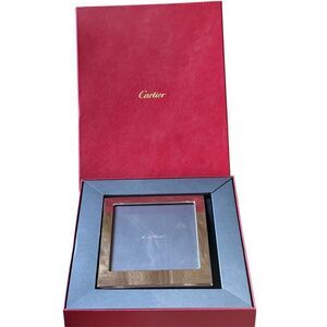 Cartier Sterling Silver 4 X 6 Picture Frame New in Box